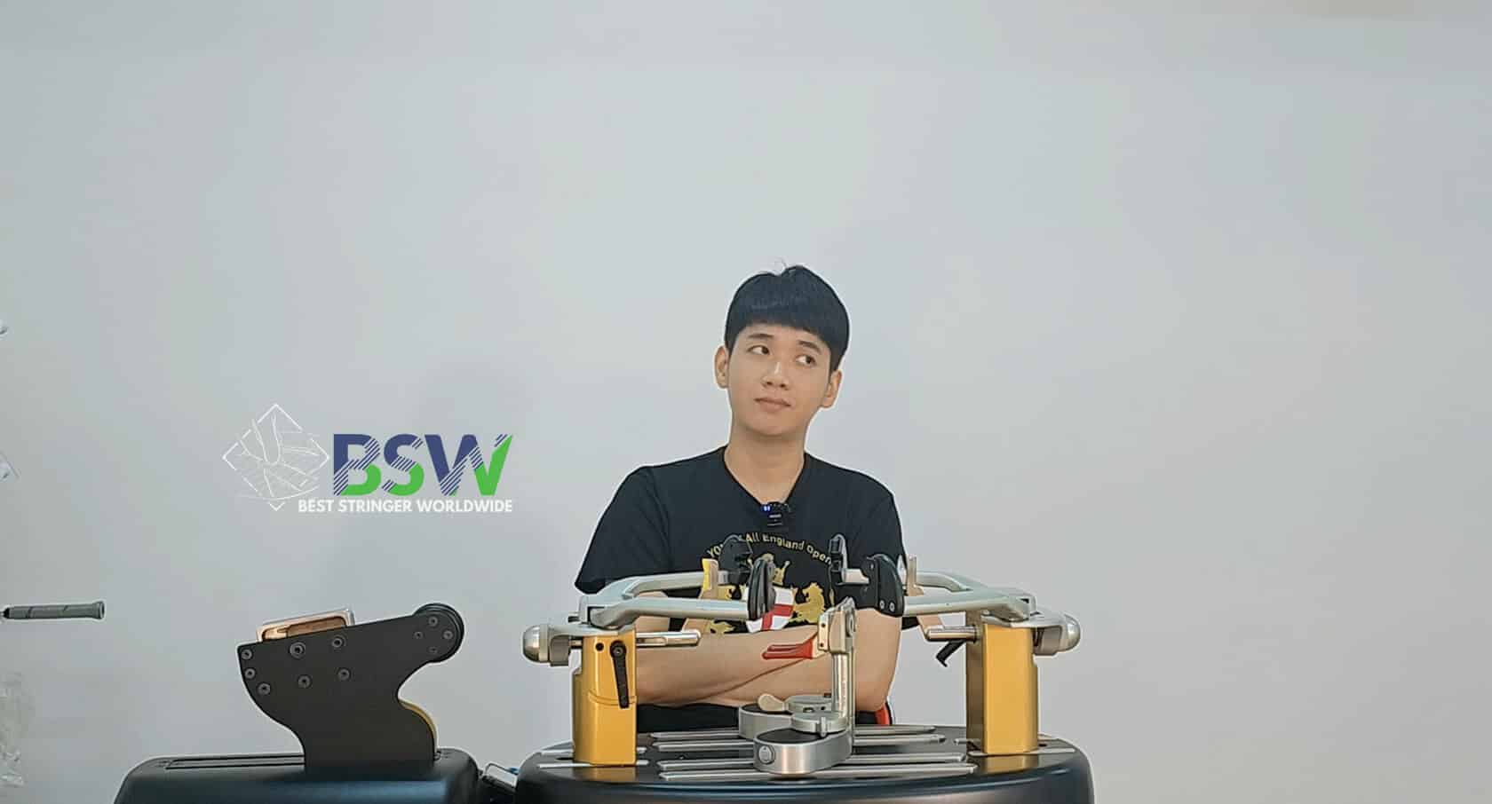 Badminton Racquet Vibration and Shock by BSW Badminton Stringing Certification by Best Stringer Worldwide