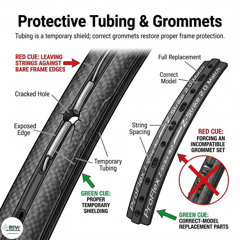 Certified stringer learning racquet consumables