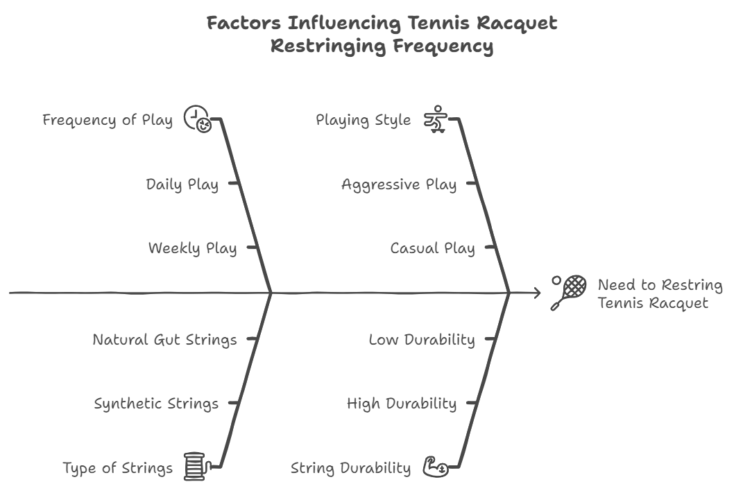 How often should I restring my tennis racquet