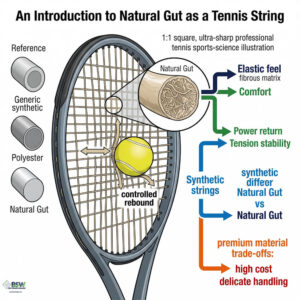 Histoire des matériaux des cordages de tennis - boyau naturel