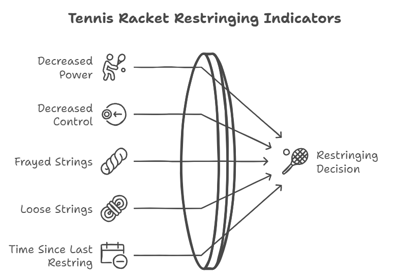 Signs that your racquet needs restringing