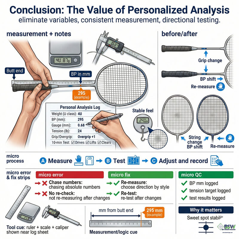 professional explaining how to test smash momentum and drive speed on court