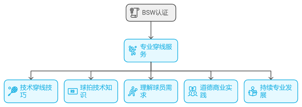 BSW 球拍穿线师认证全球顶尖穿线师认证