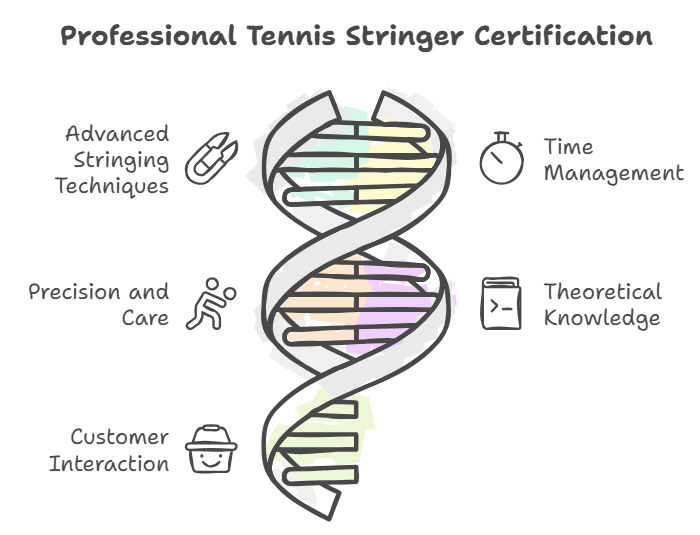 What does the practical skills assessment for the PTS certification involve BSW Best Stringer Worldwide Certification