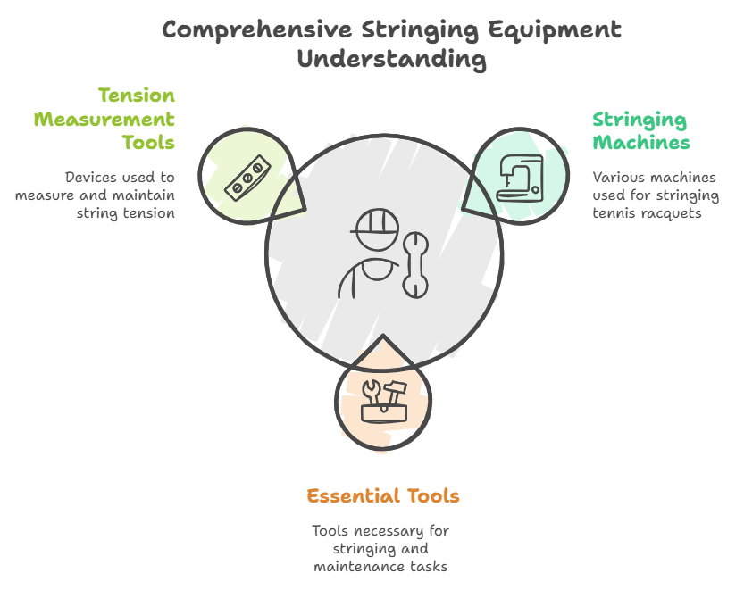 What types of stringing machines and equipment will participants work with during the course Best Stringer Certification