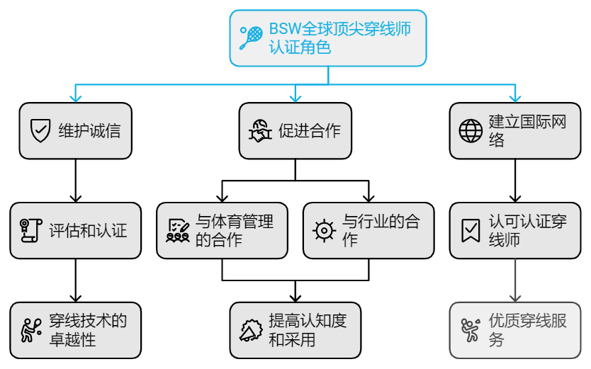 我们在球拍穿线师认证中的角色BSW全球顶尖穿线师认证