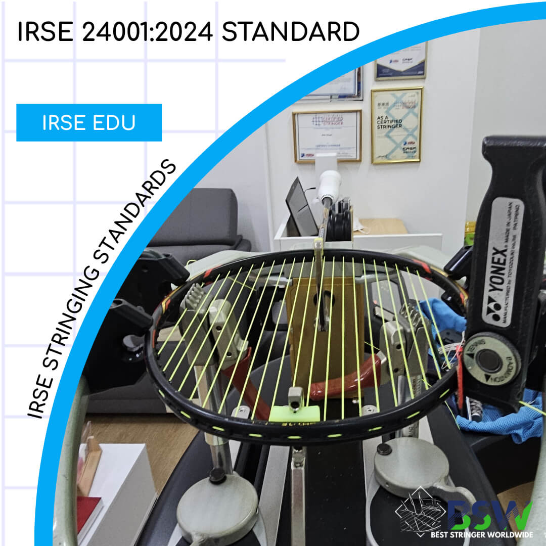 IRSE 24001 International Racquet Sports Education Best Stringer Worldwide