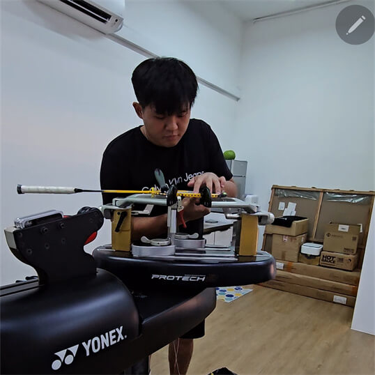 Kek He Jing - BSW Badminton Stringing Course Professional Methods