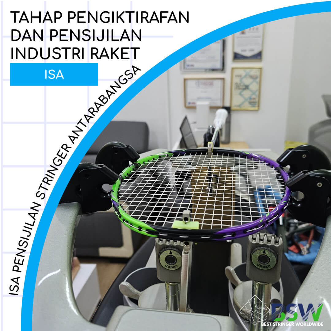 Keperluan Stringing Tenis - International Stringer Accreditation ISA