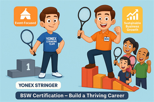 BSW 全面评估与 Yonex 品牌特定培训对比