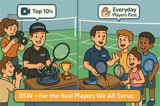 Badminton stringing course for professionals by BSW