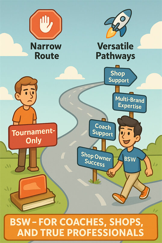 Global racquet stringing certification - BSW international standards Certified Stringer