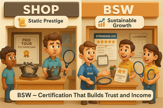 Global racquet stringing certification - BSW international standards
