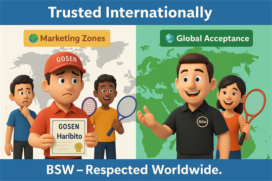 Gosen brand marketing focus vs BSW player-centered service