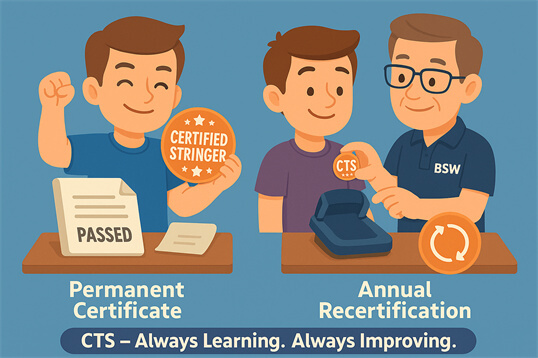 How to choose the right stringing certification for accountability