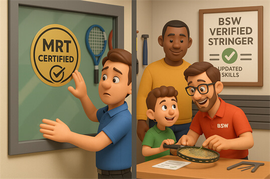 Master Racquet Technician vs BSW technical excellence comparison Master Racquet Technician vs BSW technical excellence comparison