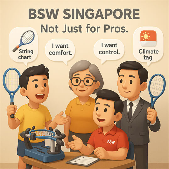 Singapore verification standards for badminton stringing