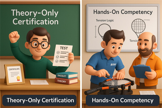 Professional racquet stringer exam comprehensive assessment Professional racquet stringer exam comprehensive assessment