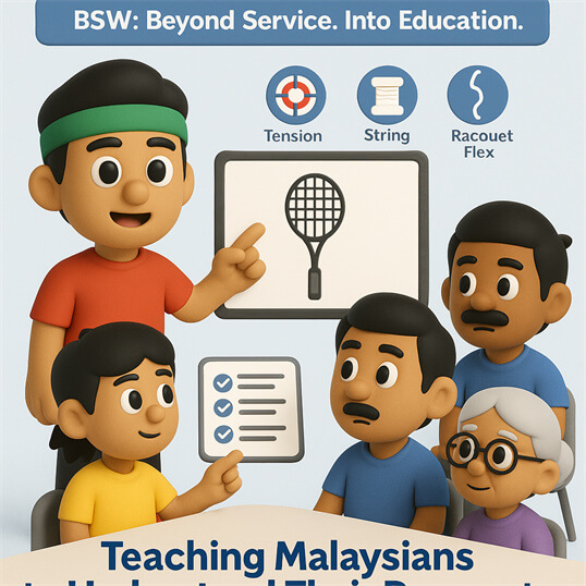 Mengajar Rakyat Malaysia Memahami Raket Mereka