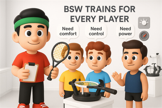 针对所有类型球员的培训