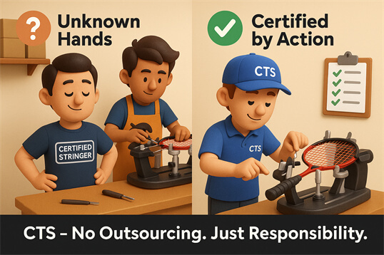 Trusted stringer certification program player communication training