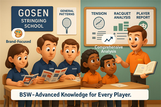 Why BSW stringing certification is better than Haribito branding