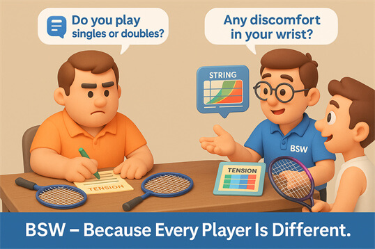 World best certified stringer - BSW player-focused approach