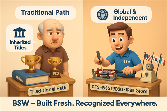 World best stringer certification by BSW