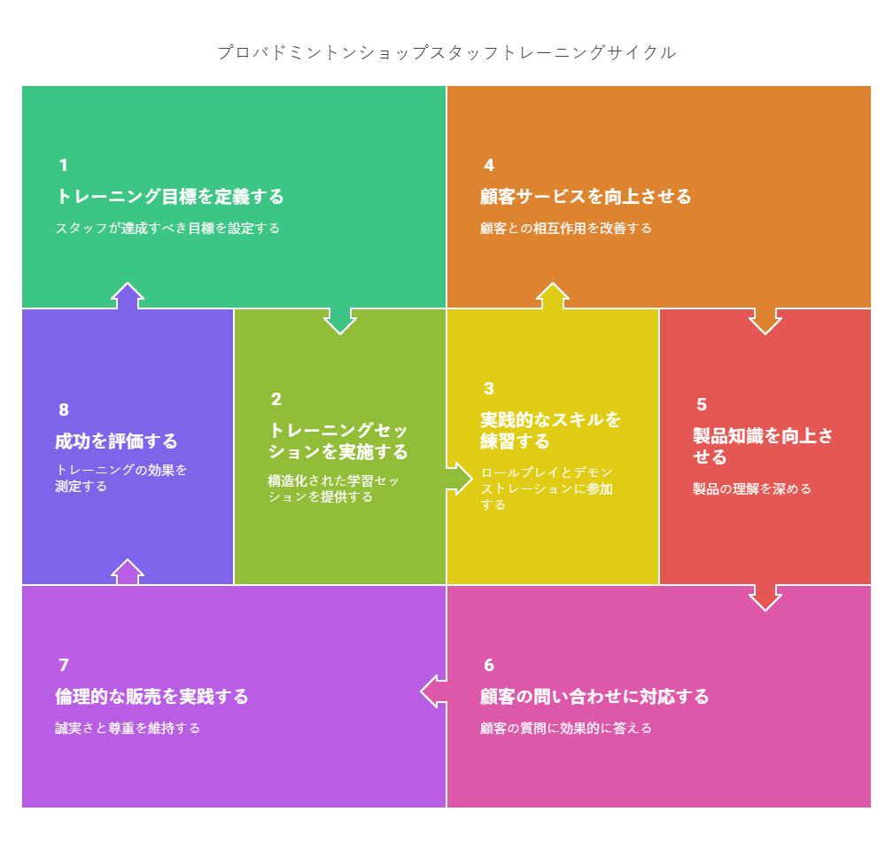 プロバドミントンショップスタッフトレーニング BSW ベストストリンガーワールドワイド認定