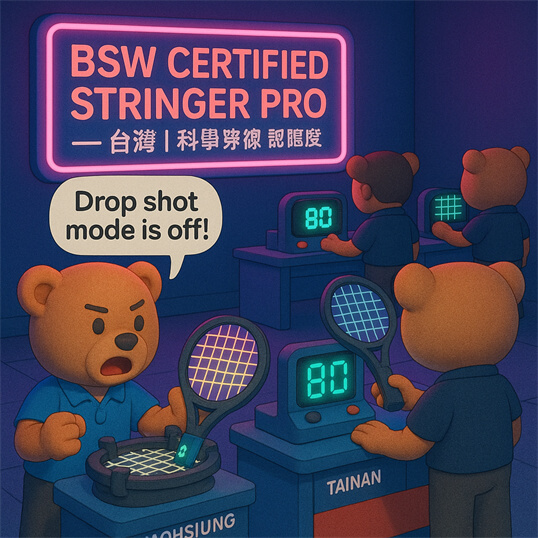 BSW-Chinese Taipei certified trainers conducting professional Certified Stringer Pro class for Chinese Taipei students