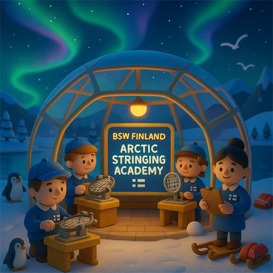 BSW-Finland 认证培训师为芬兰学员开设专业的 Certified Stringer Pro 课程 BSW-Finland 认证培训师为芬兰学员开设专业的 Certified Stringer Pro 课程