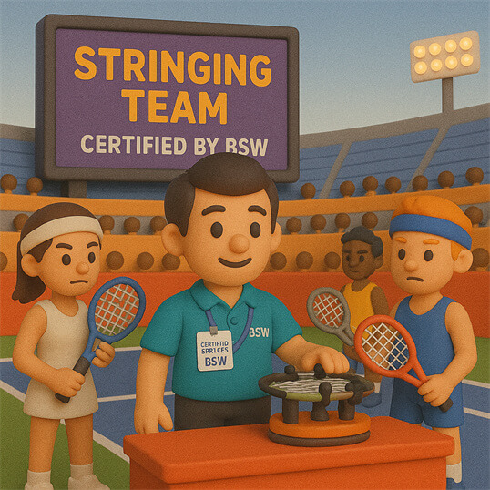 BSW certified stringer jobs at global badminton tournaments