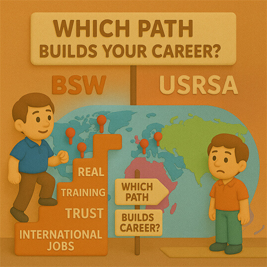 BSW global recognition versus traditional membership models