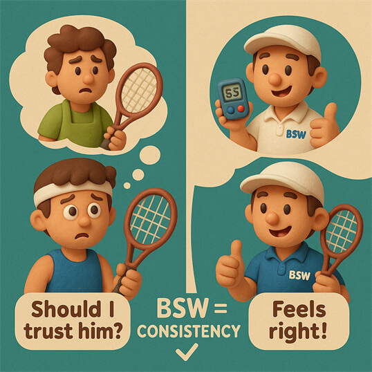 接受过专业 BSW 培训的认证穿线师正在进行咨询