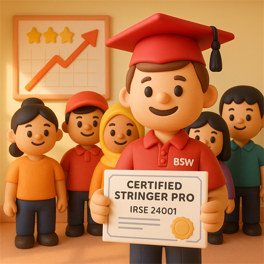 Certified stringer course with real earning potential