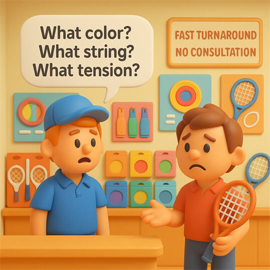 Daily responsibilities of certified badminton stringer