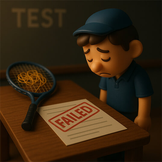 I failed my first stringer exam
