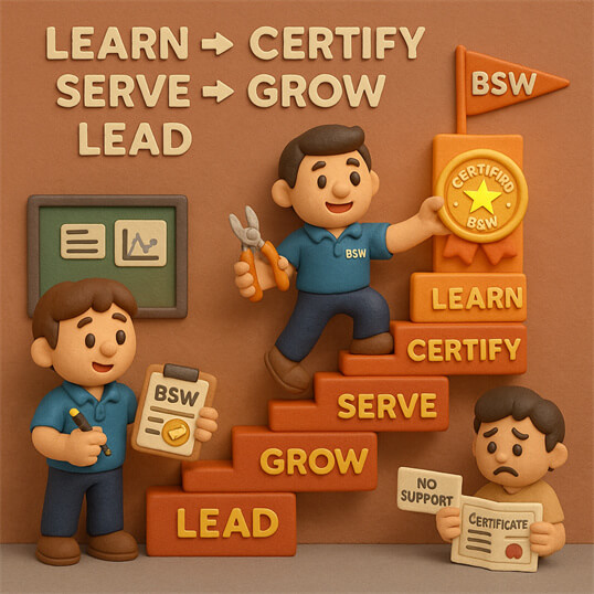 Professional excellence standards making certification worthwhile