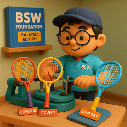 badminton stringing course Malaysia foundation