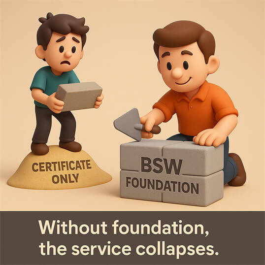 为什么 BSW 提供的不只是一张证书