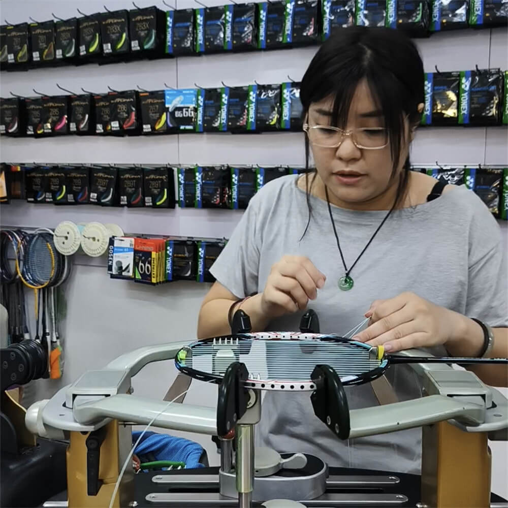 Elise Leong's BSW racket restringing course journey gallery photo BSMY