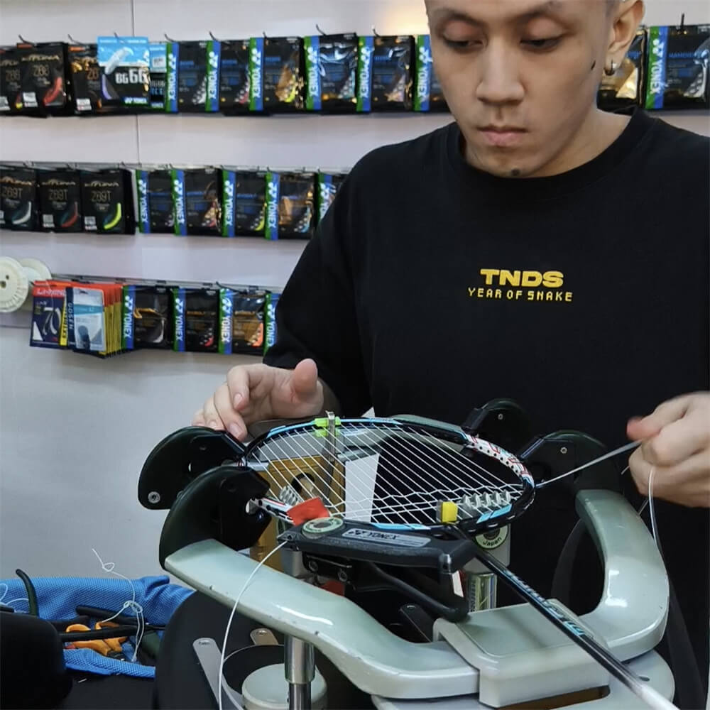 Lee Then Jay - BSW Badminton Stringing Course Graduate from Malaysia Lee Then Jay - BSW Badminton Stringing Course Graduate from Malaysia