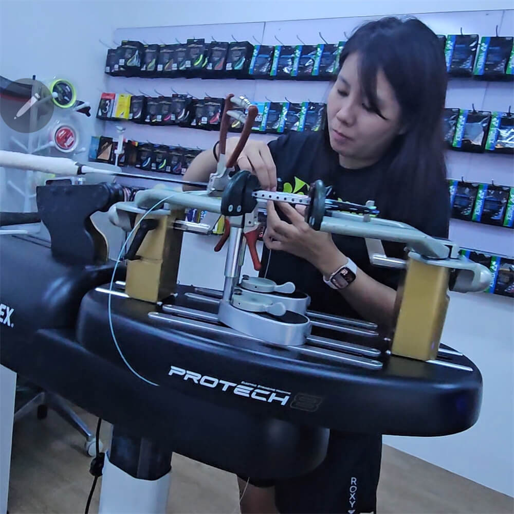 Lim Mei Wern - BSW Badminton Stringing Course Graduate from Singapore