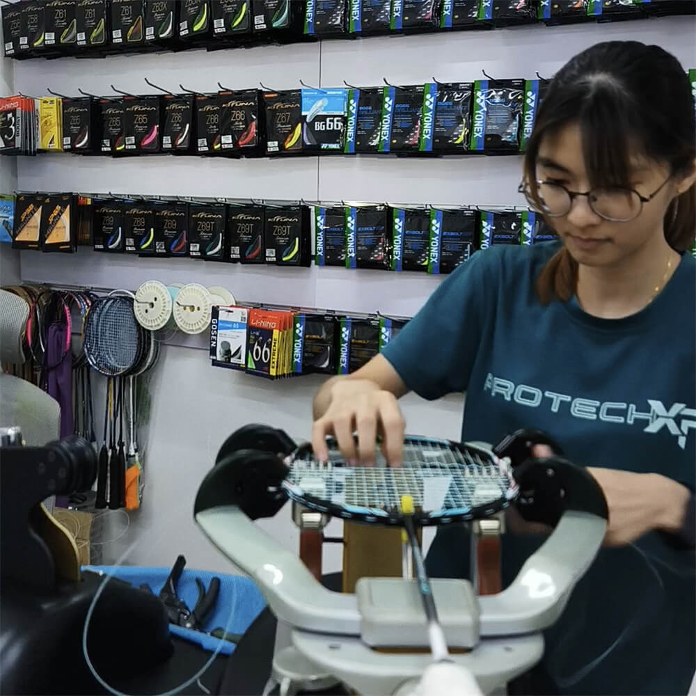 Ngan Xien Hwee's BSW racket restringing course journey gallery photo Ngan Xien Hwee's BSW racket restringing course journey gallery photo