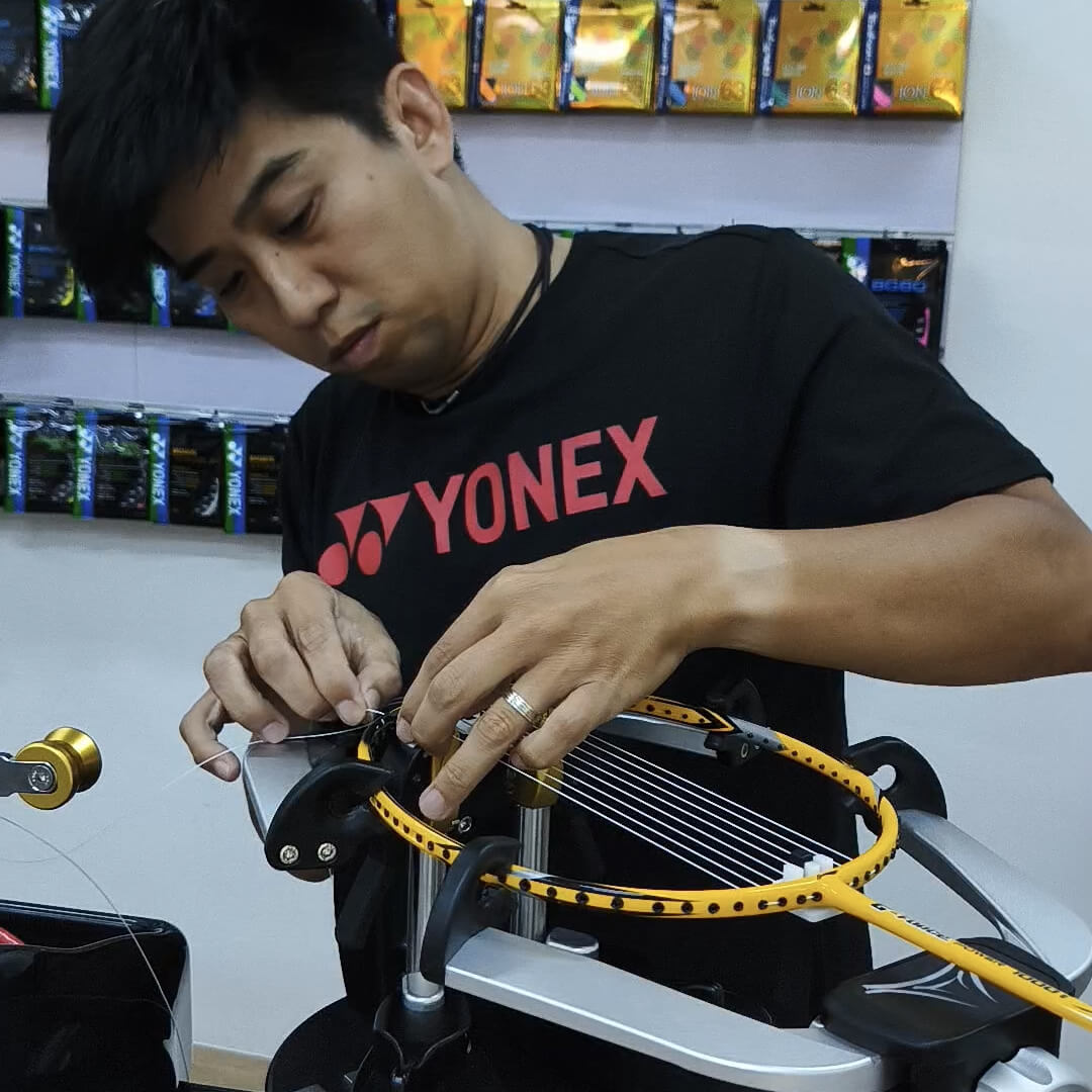 Raymond Tan - BSW Badminton Stringing Course Graduate from Singapore Foundation Raymond Tan - BSW Badminton Stringing Course Graduate from Singapore Foundation