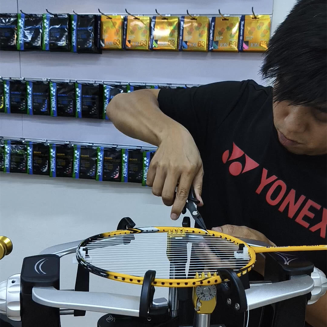 Raymond Tan's BSW racket restring course journey gallery photo Best Stringer Course Raymond Tan's BSW racket restring course journey gallery photo Best Stringer Course
