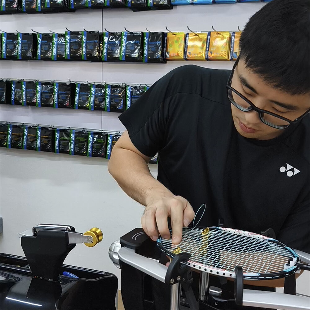 Wincent Chuah's BSW racket restringing course journey gallery photo