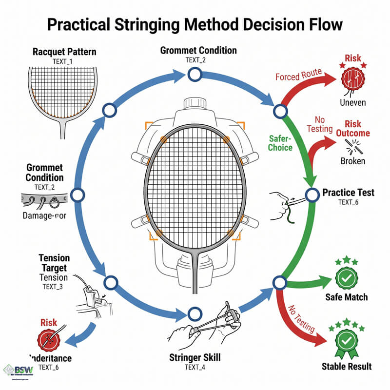 பவுண்ட் நிலைத்தன்மையை மேம்படுத்த சரியான ஸ்ட்ரிங்கிங் பாதையைத் தேர்ந்தெடுக்கும் ஸ்ட்ரிங்கர்