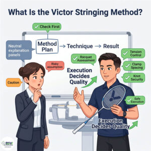 பேட்மிண்டன் வீரர்கள் மற்றும் ஸ்ட்ரிங்கர்களுக்கான Victor ஸ்ட்ரிங்கிங் முறை வழிகாட்டி